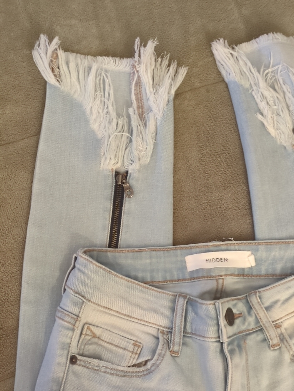 Hidden Blue Jeans denim size 25 - Picture 2 of 8